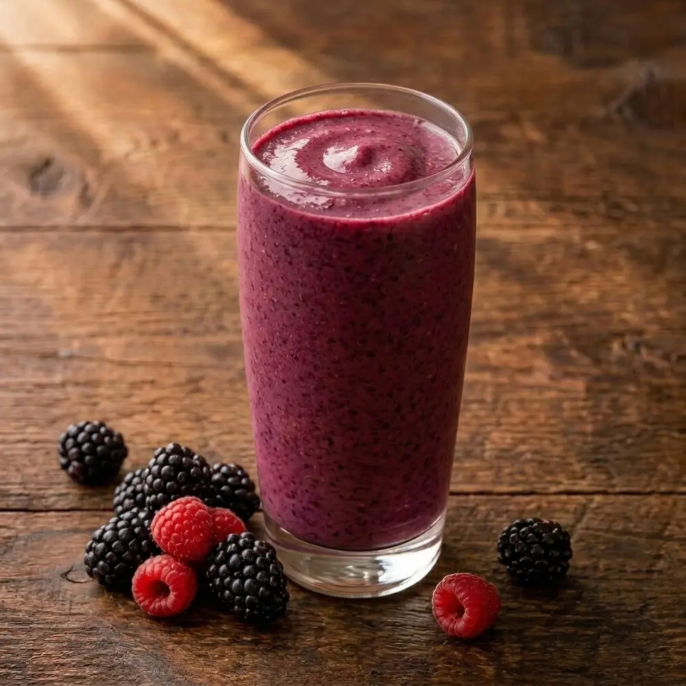 Blackberry and Raspberry Smoothie