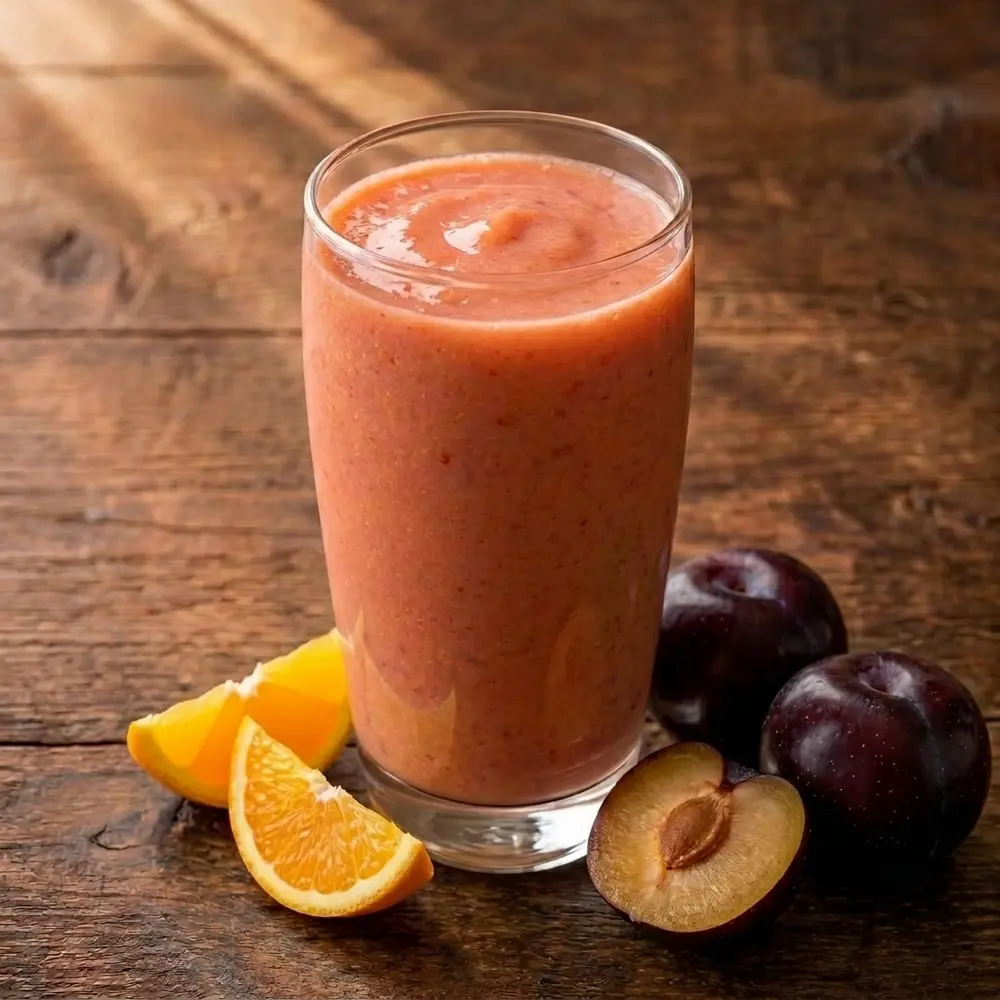 Plum and Orange Smoothie