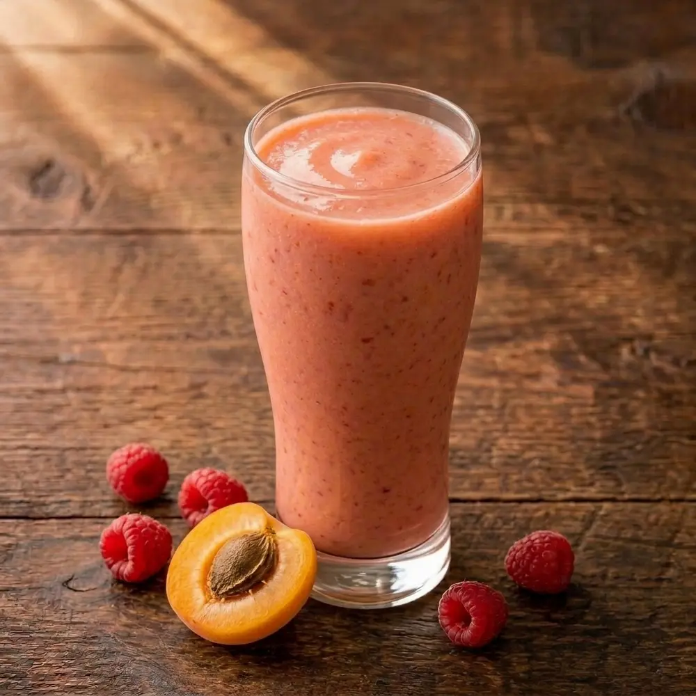 Raspberry and Apricot Smoothie